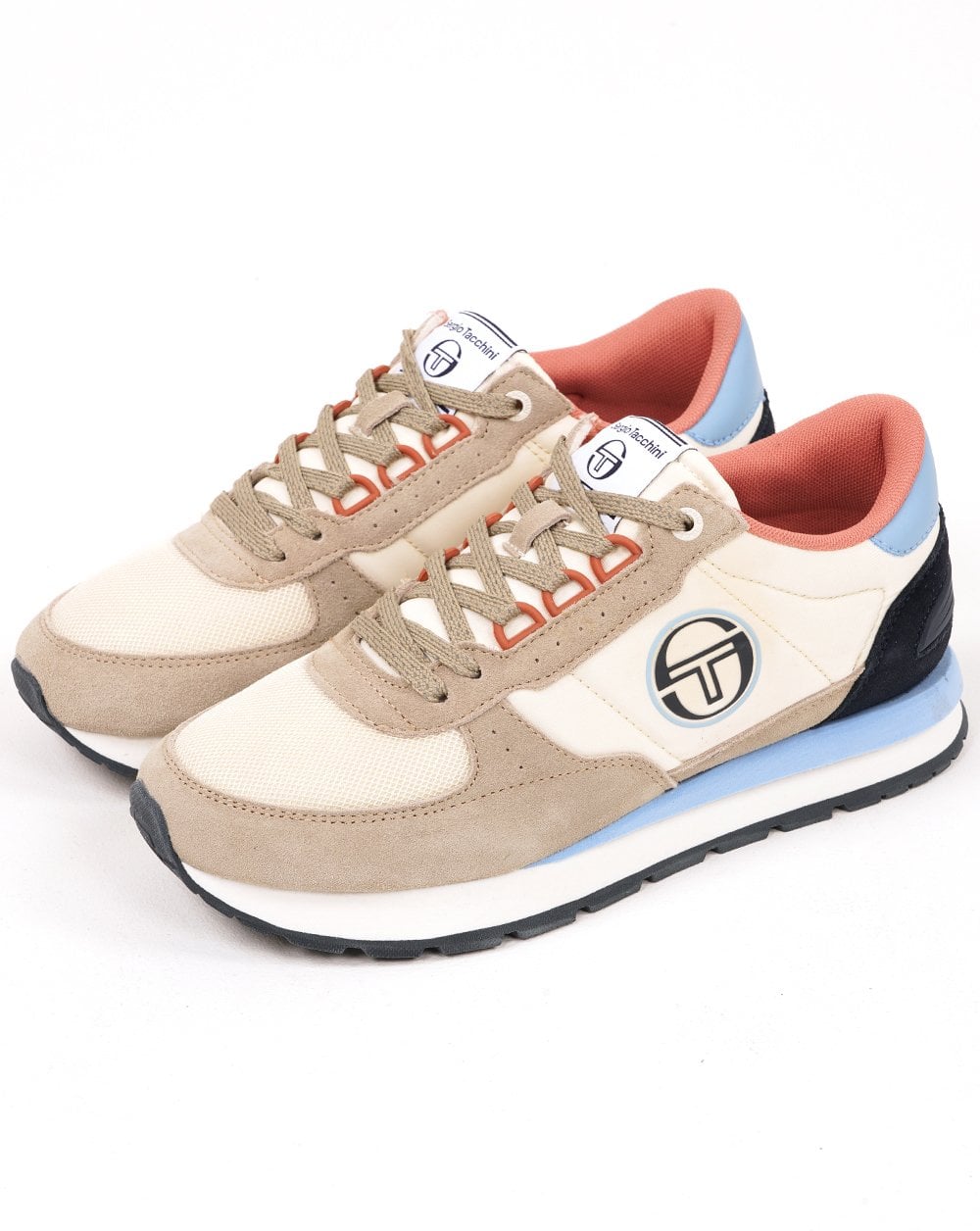 Sergio Tacchini Venezia Trainers Off White / Navy / Sky