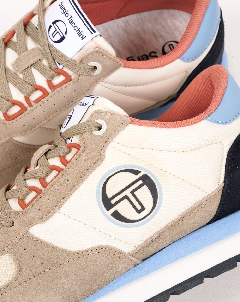 Sergio Tacchini Venezia Trainers Off White / Navy / Sky
