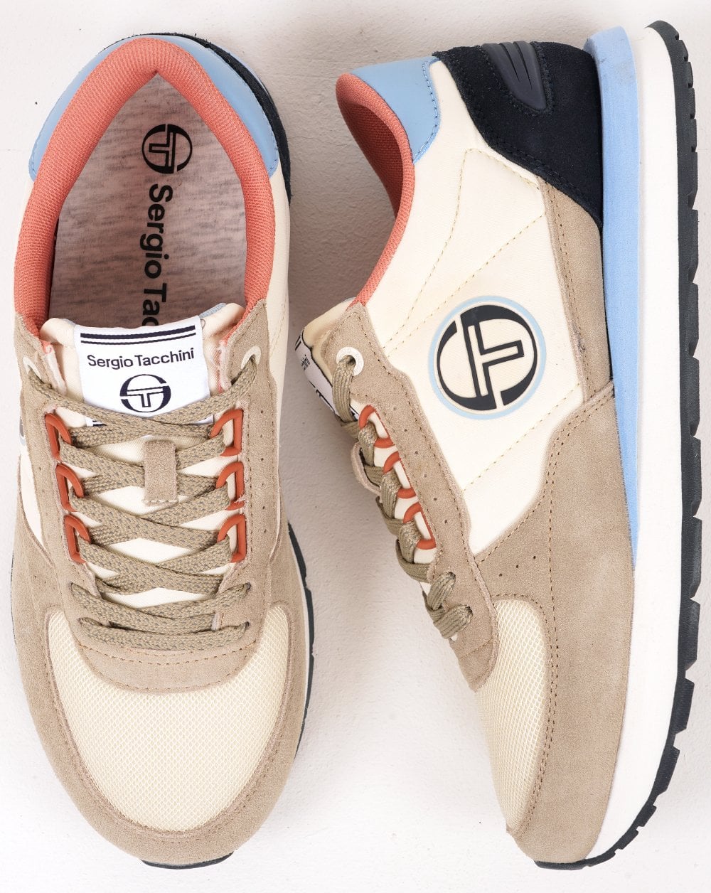 Sergio Tacchini Venezia Trainers Off White / Navy / Sky