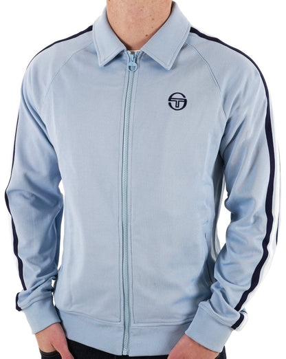 Sergio Tacchini Renshaw Tape Track Top Celestial Blue