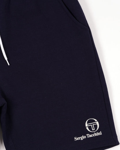 Sergio Tacchini Lounge Sweat Shorts Navy Blue