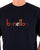 Benetton Embroidered Logo T Shirt Navy/Multi