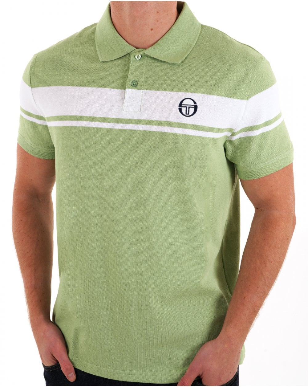 Sergio Tacchini Young Line Polo Shirt Green/White