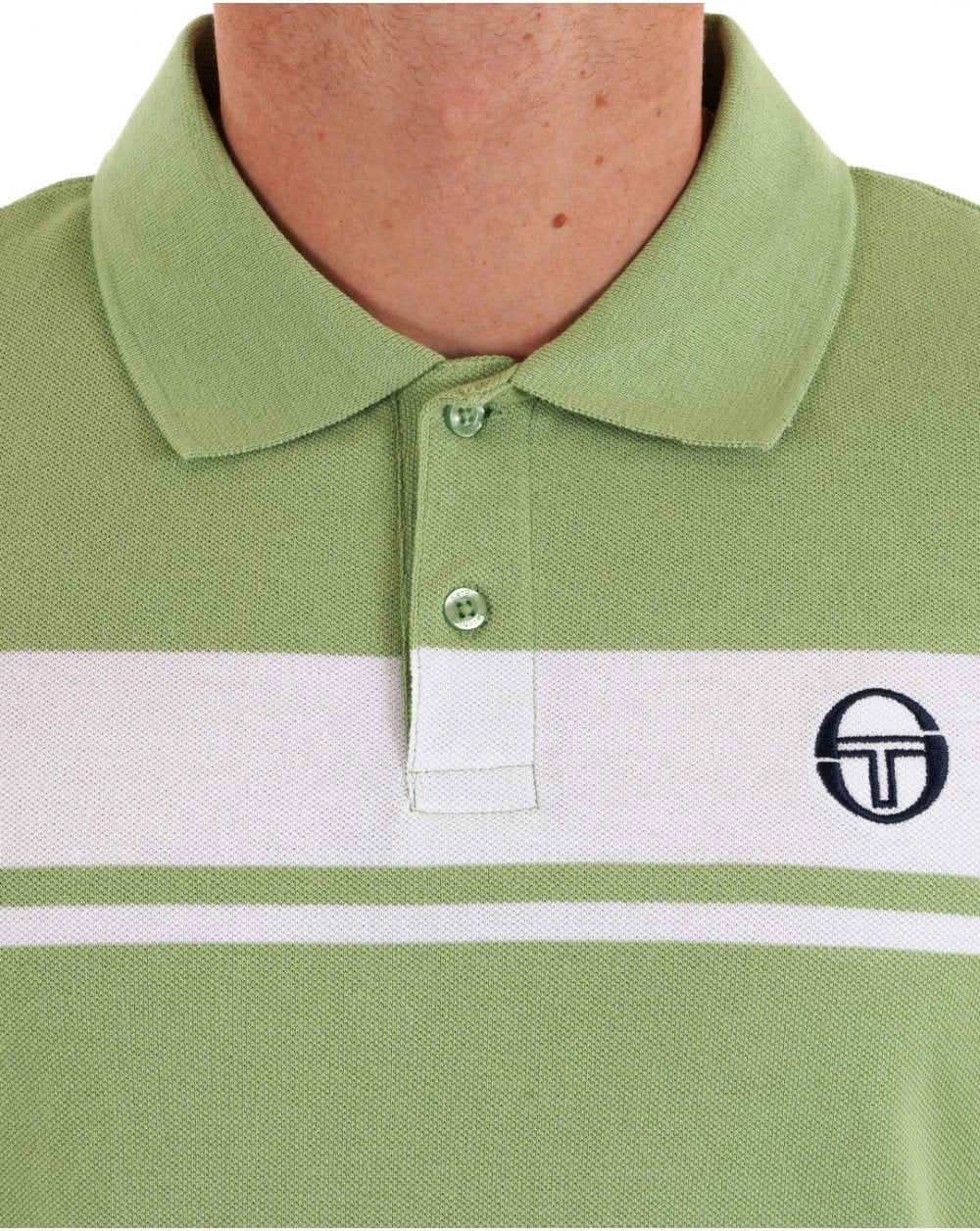 Sergio Tacchini Young Line Polo Shirt Green/White