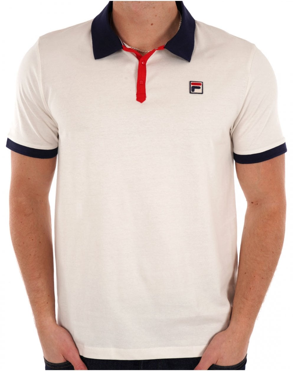 Fila Vintage Panatta Polo Shirt Gardenia