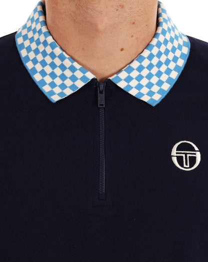 Sergio Tacchini Ciro Polo Shirt Navy Blue