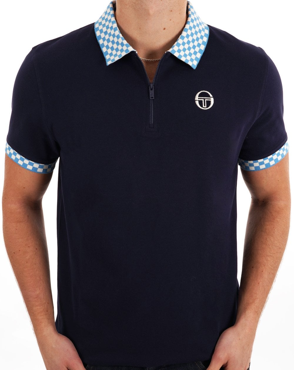 Sergio Tacchini Ciro Polo Shirt Navy Blue