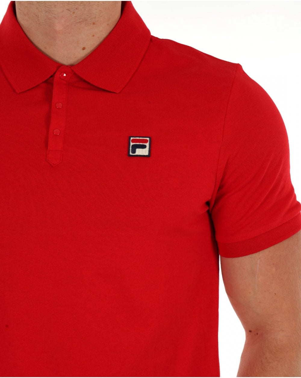 Fila Vintage Panatta Polo Shirt Red