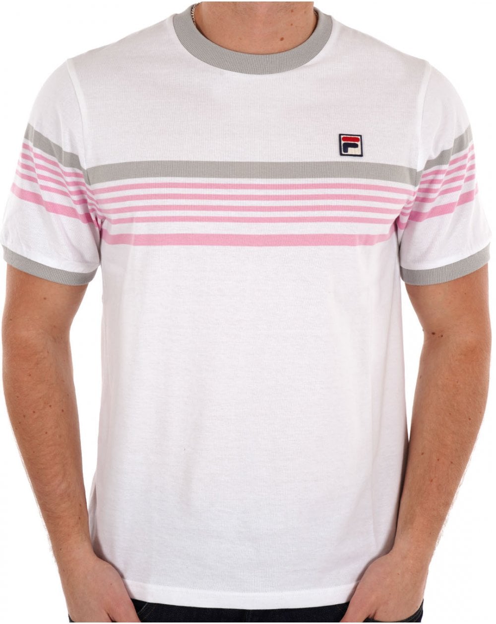 Fila Vintage James T Shirt White