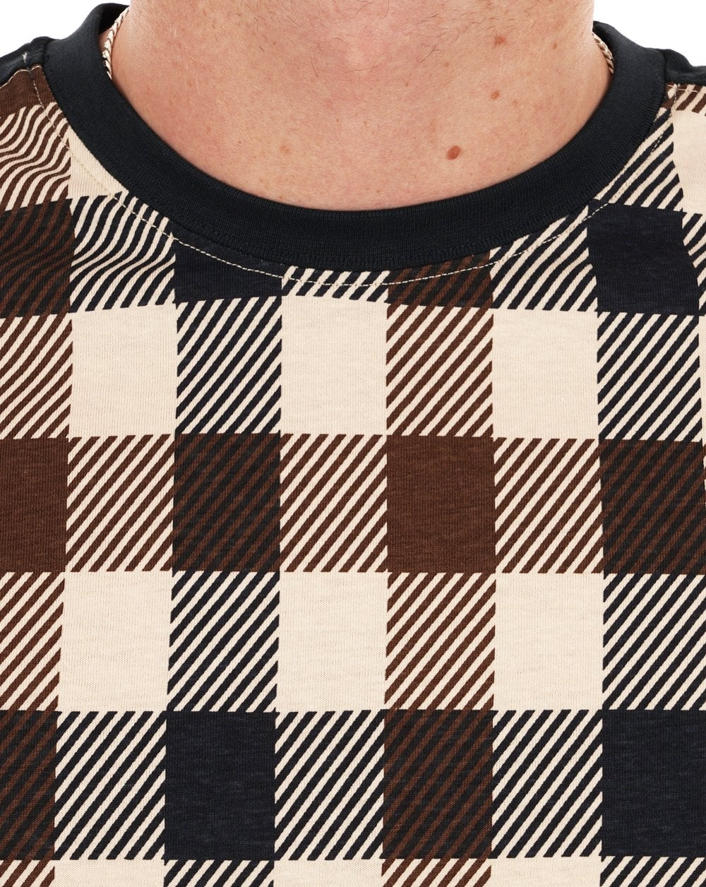 Aquascutum Macro Iconic Front T Shirt Navy