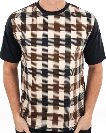 Aquascutum Macro Iconic Front T Shirt Navy