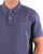 Gant Contrast Collar Polo Shirt Dusty Navy