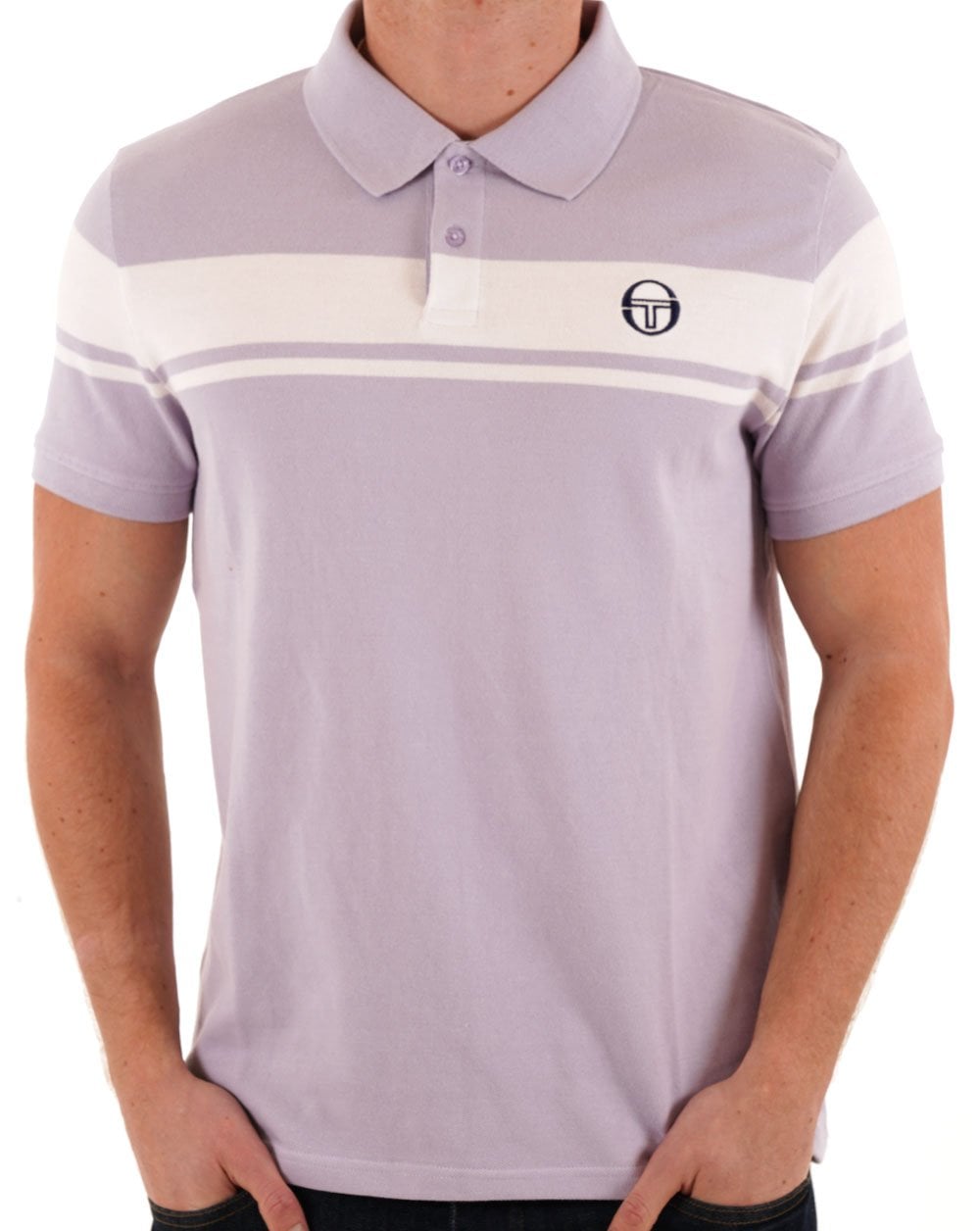Sergio Tacchini Young Line Polo Shirt Thistle/Gardenia