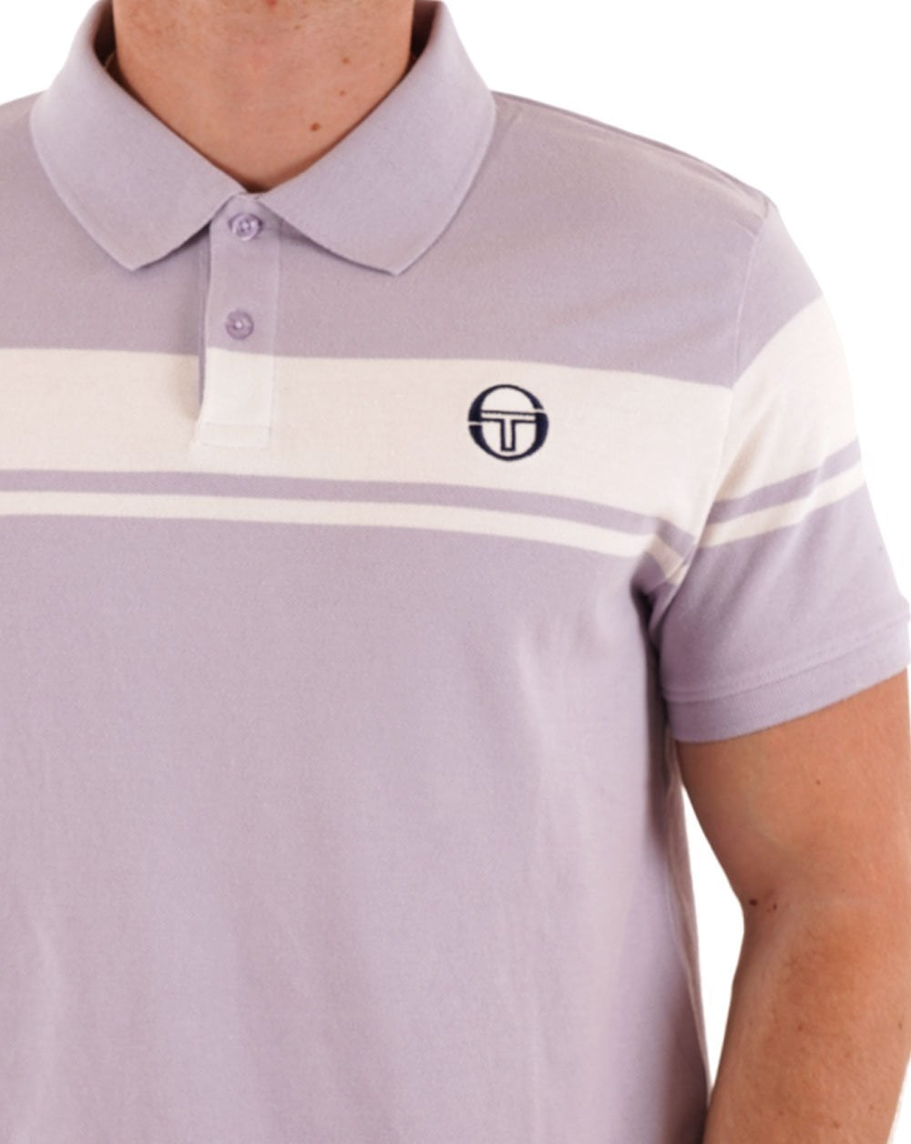 Sergio Tacchini Young Line Polo Shirt Thistle/Gardenia