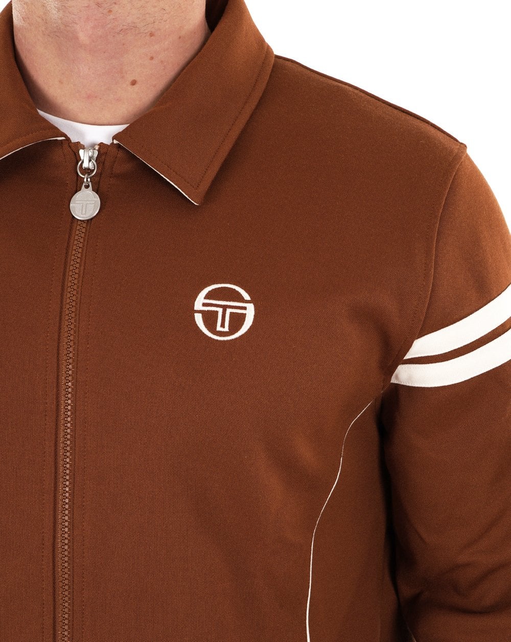Sergio Tacchini 70s Track Top Brown Gardenia