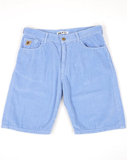 Lois Pepe Jumbo Cord Shorts Sky Blue