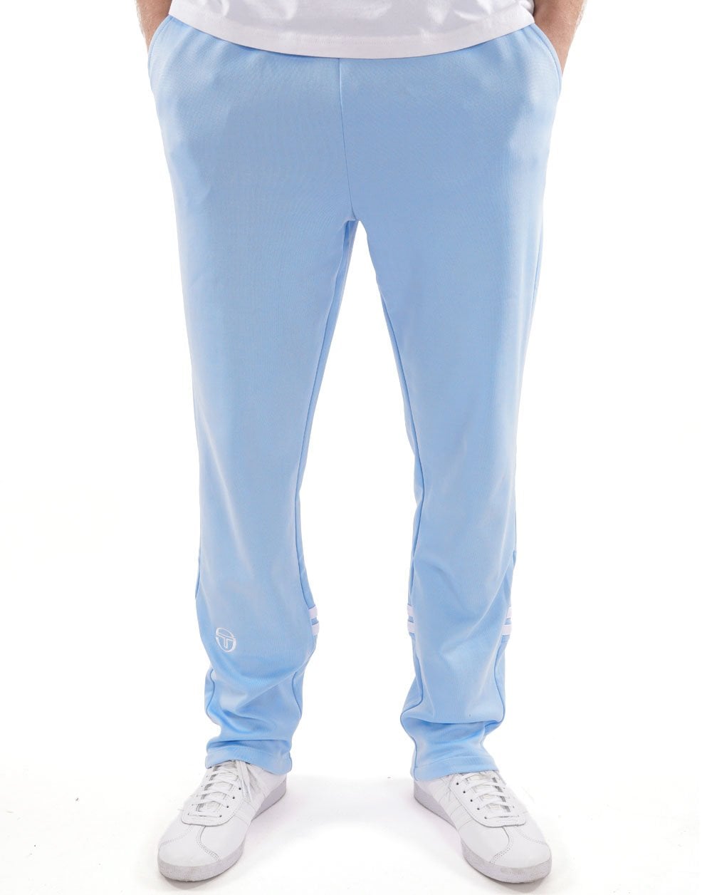 Sergio Tacchini Zip Bottom Track Pants Sky Blue