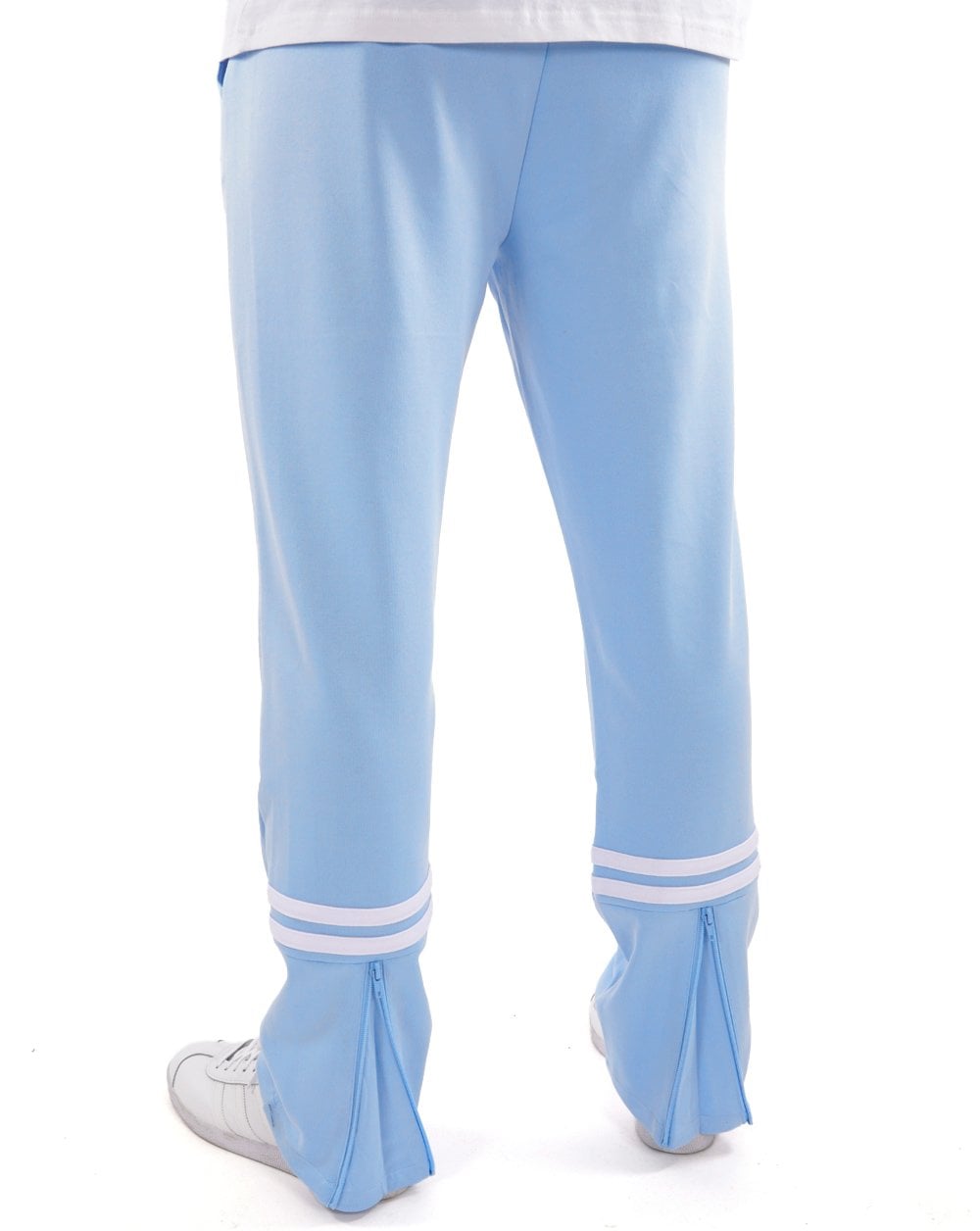 Sergio Tacchini Zip Bottom Track Pants Sky Blue