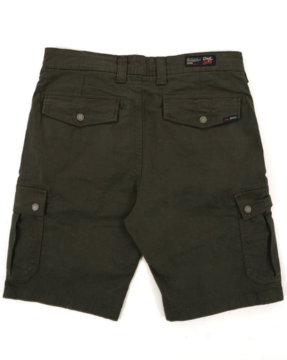 80s Casual Classics Peak Cargo Shorts Olive Green