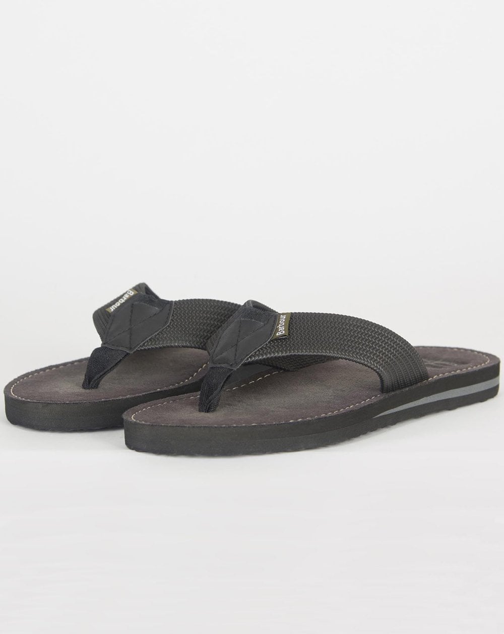 Barbour Toeman Beach Sandals Black