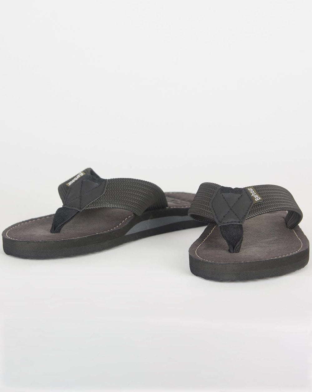 Barbour Toeman Beach Sandals Black