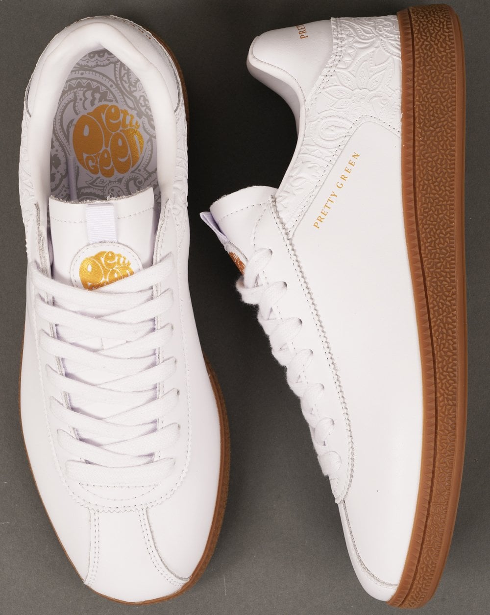 Pretty Green Zetas Trainers White