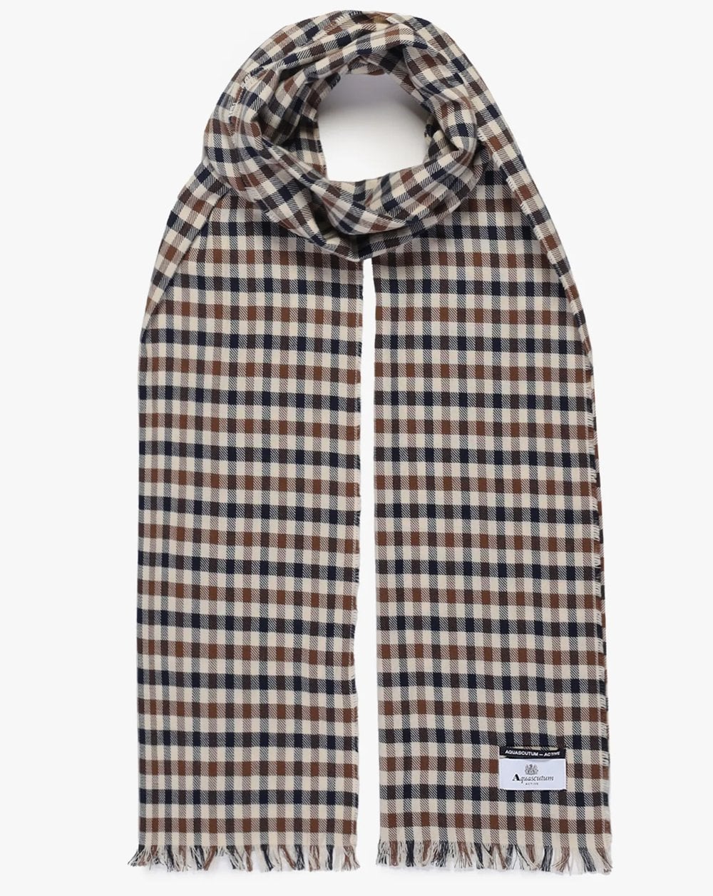 Aquascutum Lightweight Club Check Scarf