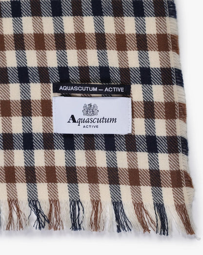 Aquascutum Lightweight Club Check Scarf