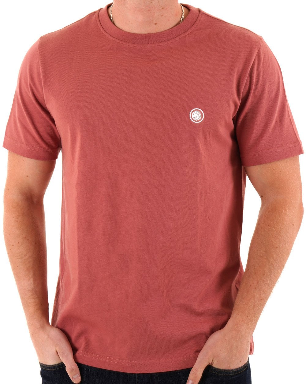 Pretty Green Mitchell T Shirt Ruby