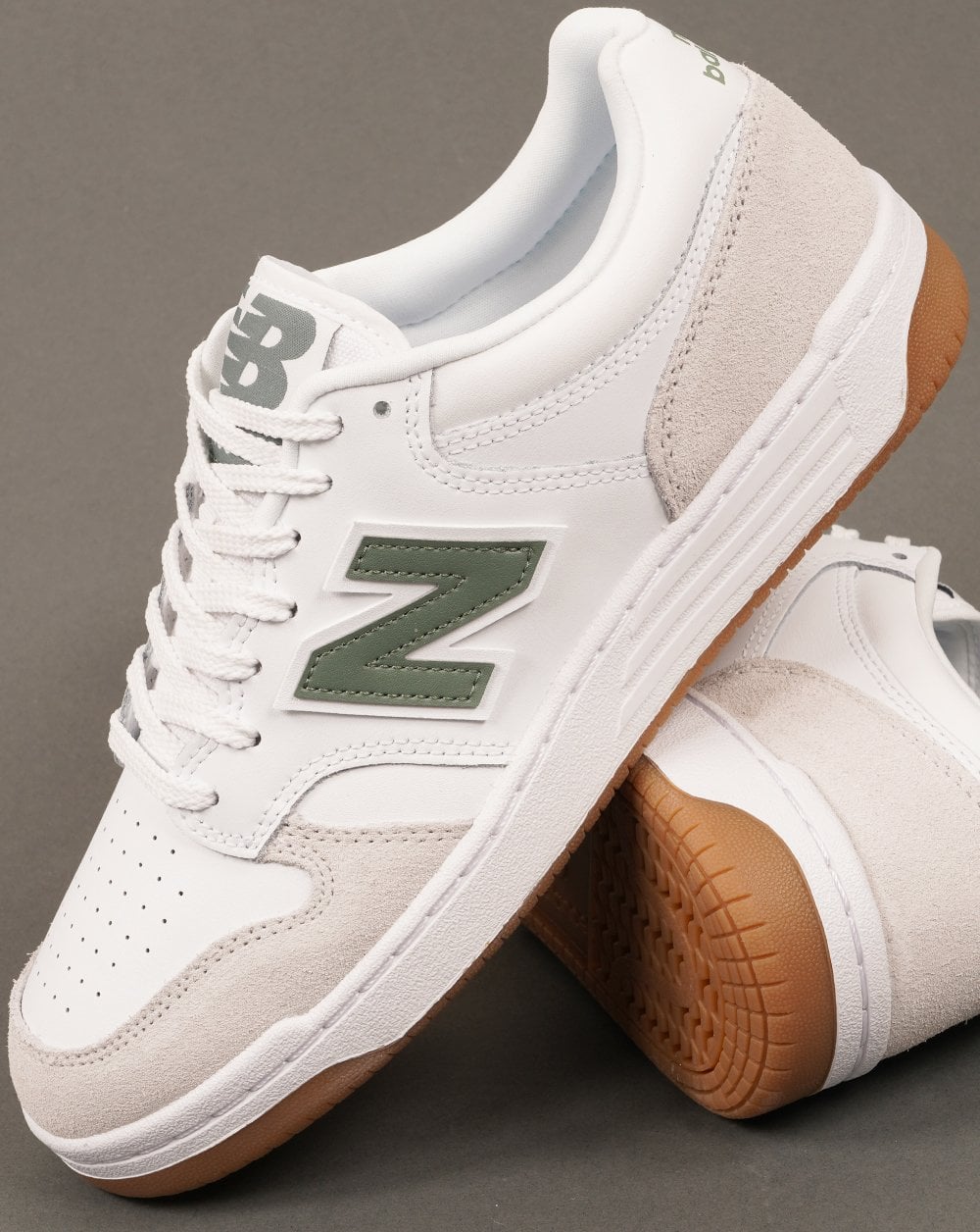 New Balance 480 Trainer White/Green