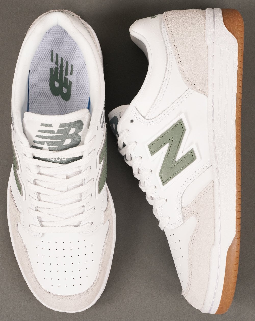 New Balance 480 Trainer White/Green