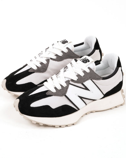 New Balance 327 Trainers White/Black