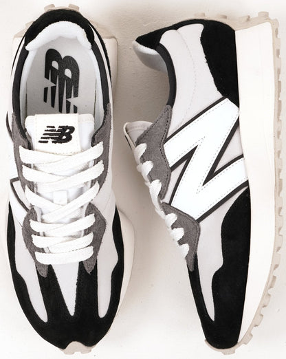 New Balance 327 Trainers White/Black