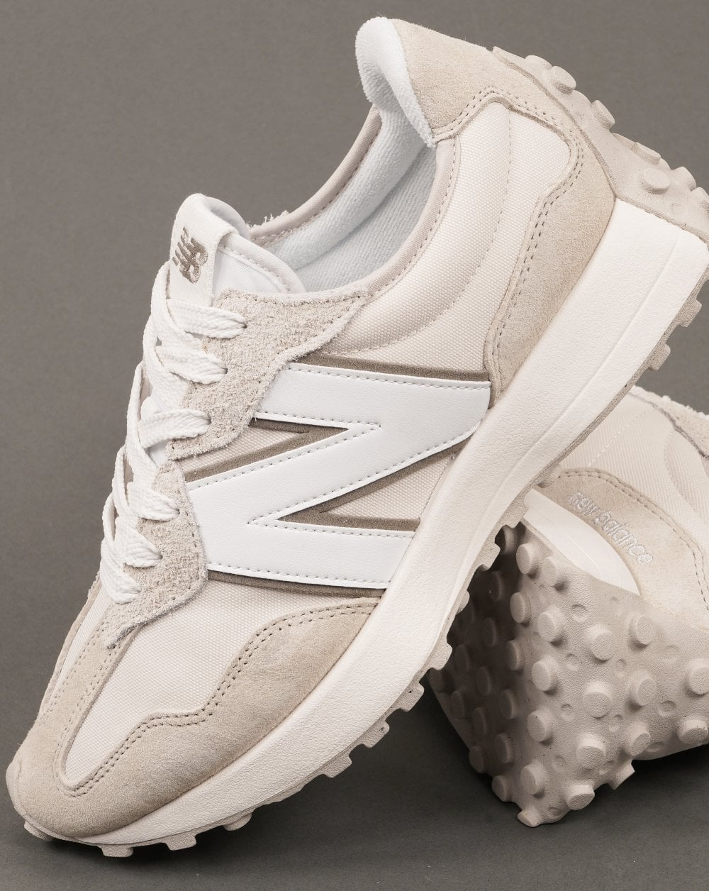 New Balance 327 Trainer Timberwolf/White