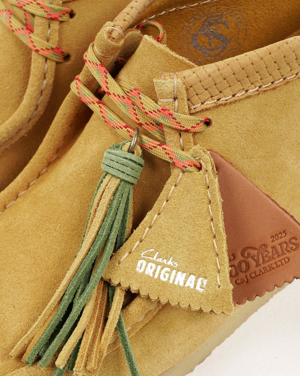 Clarks Originals Wallabee Boots Golden Tan Suede