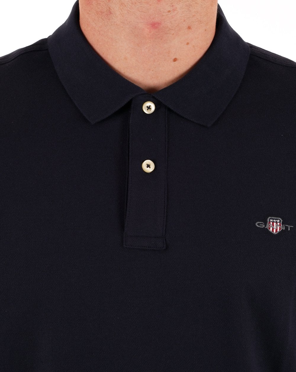 Gant Pique Rugger Polo Navy
