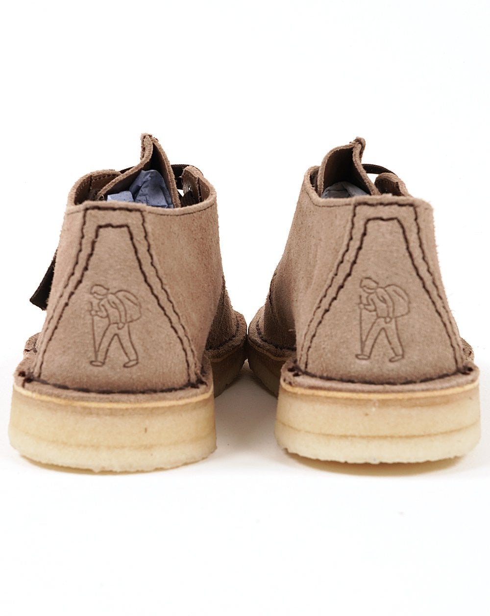 Clarks Originals Desert Trek Shoes Wolf Grey Suede