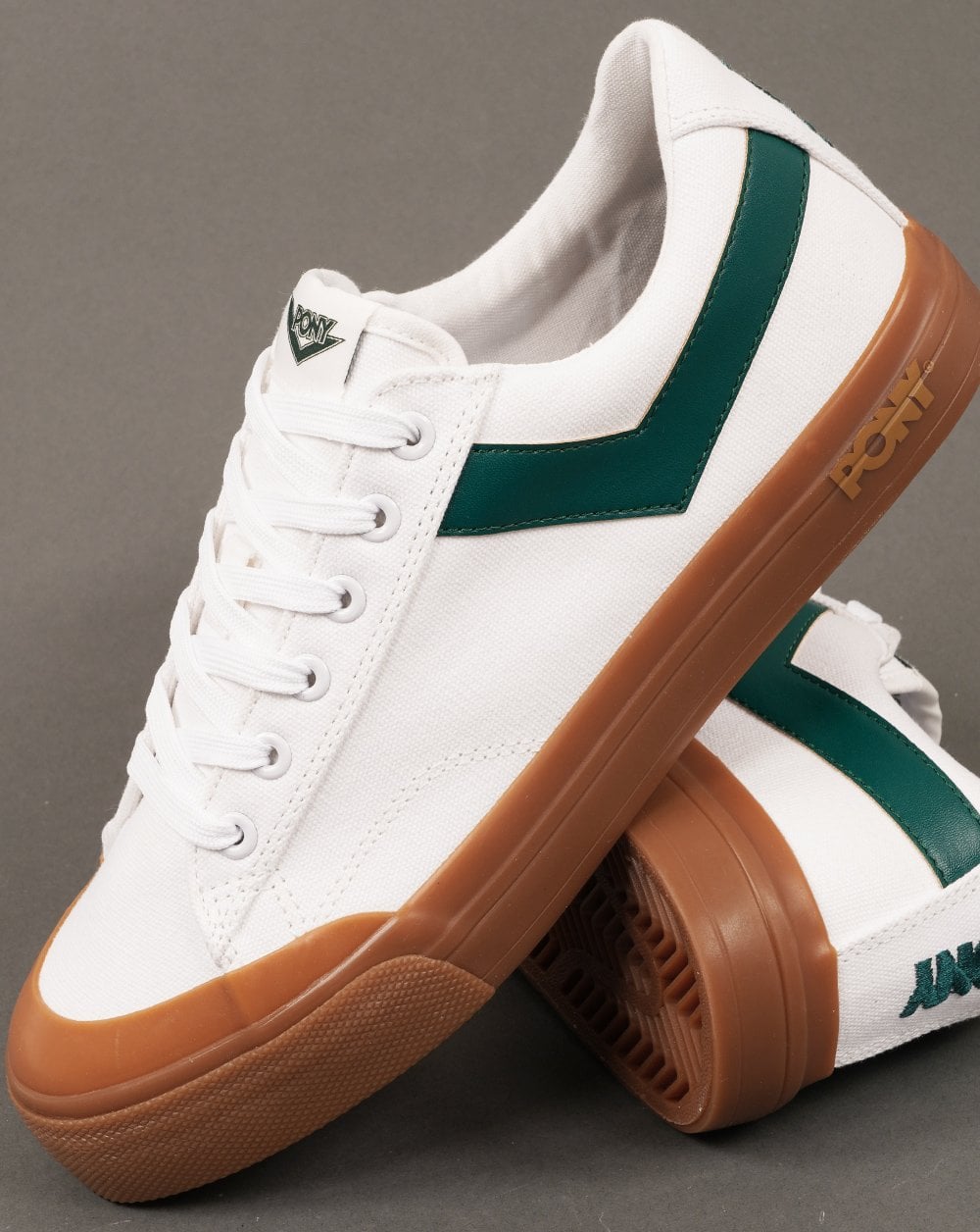 Pony Slam Dunk Low Trainers White / Green / Gum