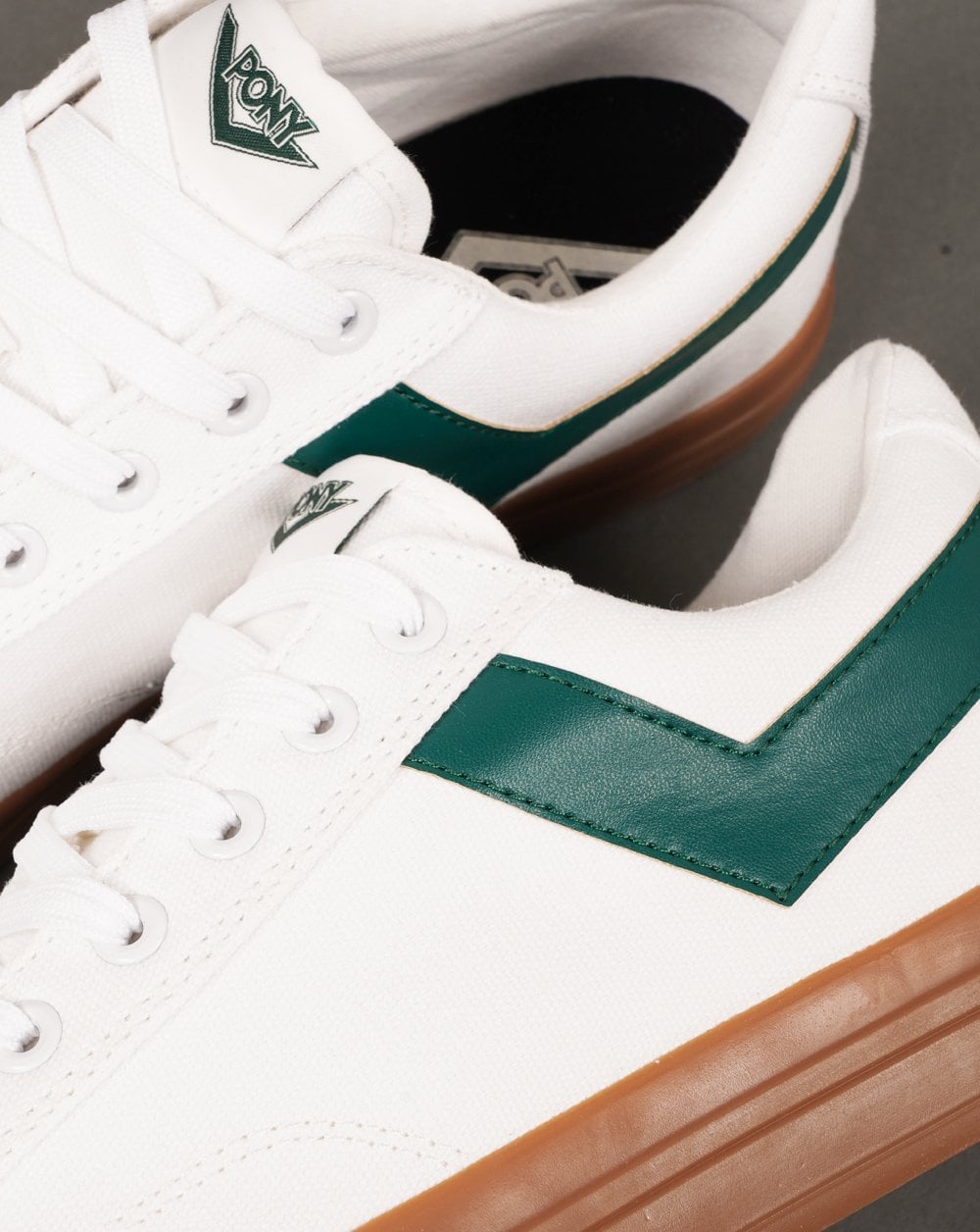 Pony Slam Dunk Low Trainers White / Green / Gum