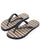 Aquascutum Flip Flop Navy Check