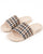 Aquascutum Slider Beige Check