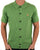 Gabicci Vintage Full Button Knit Polo Fresh Green