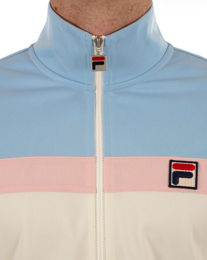 Fila Vintage Vilas Track Top Pastel Sky Off White Pink
