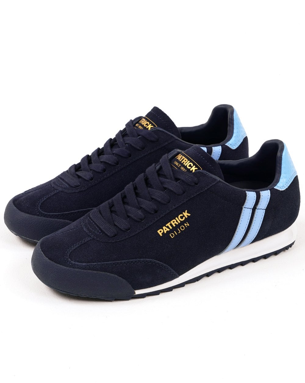 Patrick Dijon Trainers Navy/Sky/White
