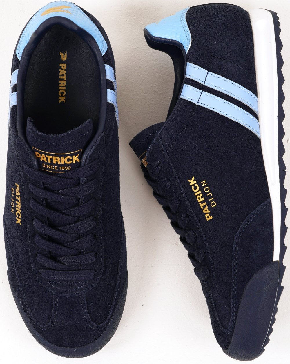 Patrick Dijon Trainers Navy/Sky/White