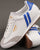Patrick Dijon Trainers White/Royal Blue