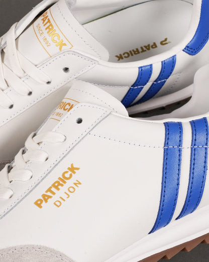 Patrick Dijon Trainers White/Royal Blue