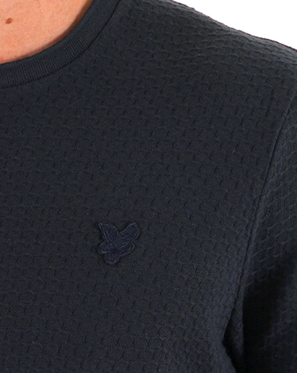 Lyle & Scott Jacquard Sovereign T Shirt Navy
