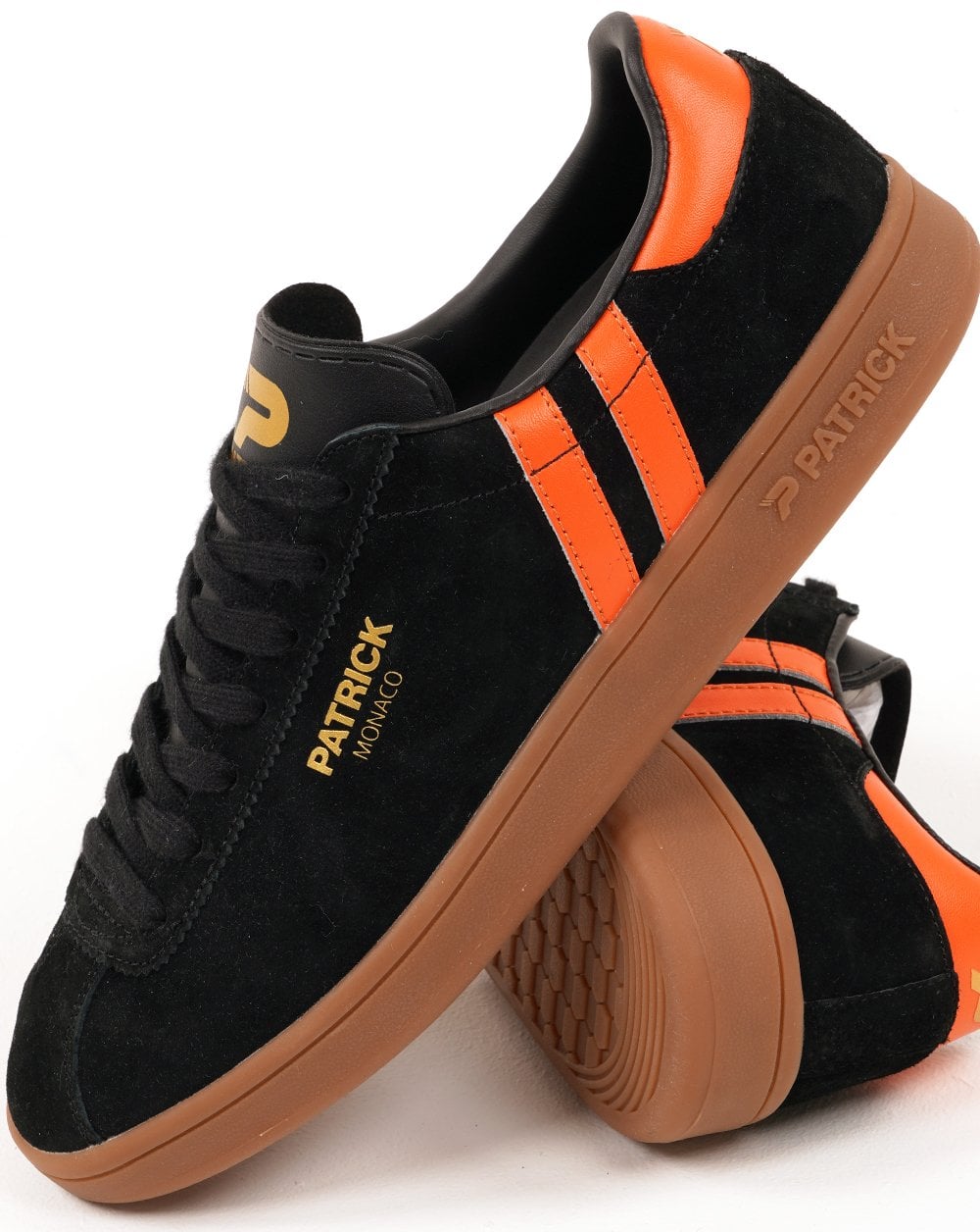 Patrick Monaco Trainers Black Orange