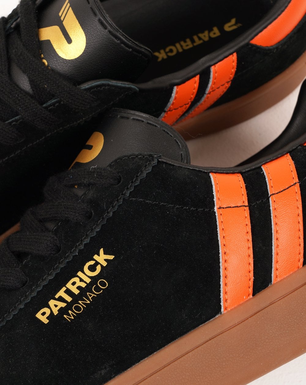 Patrick Monaco Trainers Black Orange